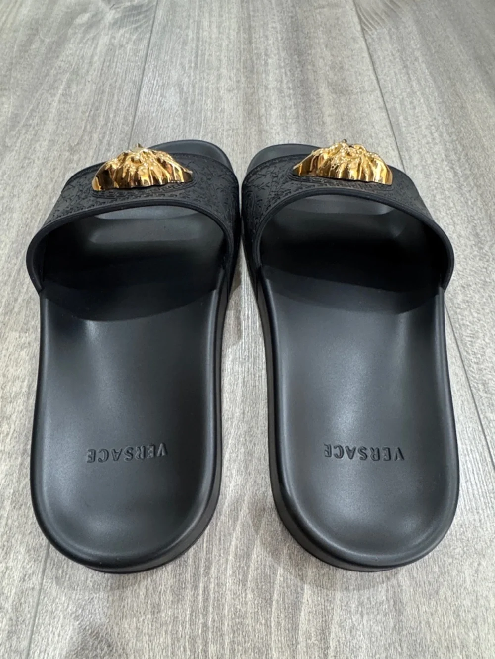 Versace Rubber Sliders - Picture 7 of 11